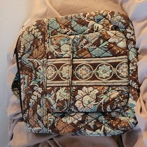Vera Bradley retired Java Blue Crossbody Bag